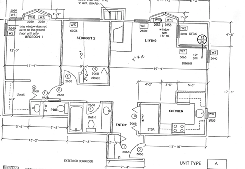 a drawing of a floor plan of a house